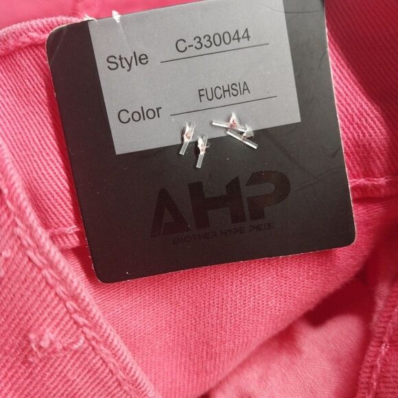 AHP Men's Jeans Sz 36x36 Pink Stacked Distressed Frayed Hip Hop Punk Streetwear - Picture 11 of 14